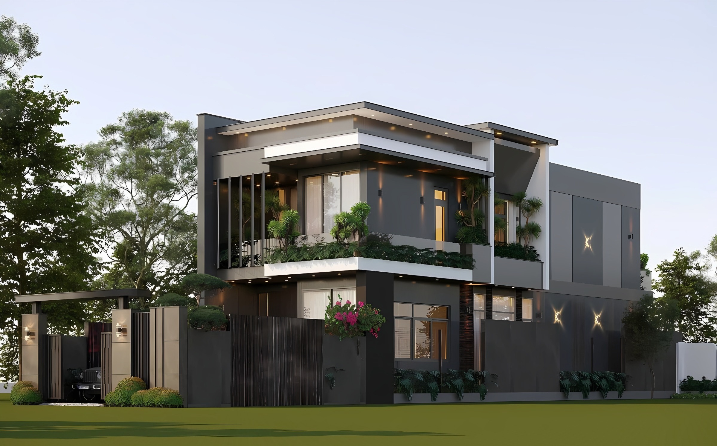 Modern Architecture Glazing Villa